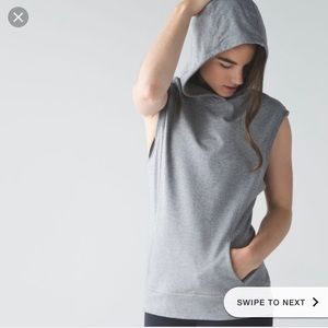 Lululemon blissed out sleeveless hoodie
